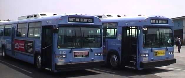 Santa Monica Big Blue Bus MCI Classic 5182 & 5183
